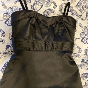 RW&CO Size 2, Black strapless Satine Cocktail Dress. Y2K, Party, evening dress.